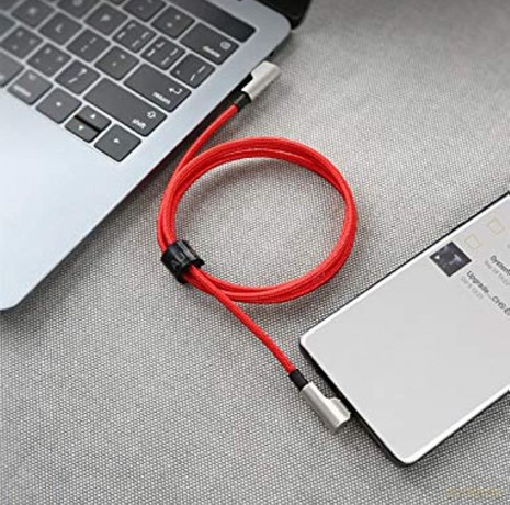 CB-CMD37 Red OEM nylonowy kabel USB C - USB C | 1m | 3A | 60W PD | 20V [KABEL]