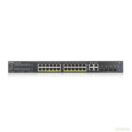 GS2220-28HP 24xGbE L2 PoE Switch GbE Uplink 1Y NCC Pro Pack LIC GS2220-28HP-EU0101F