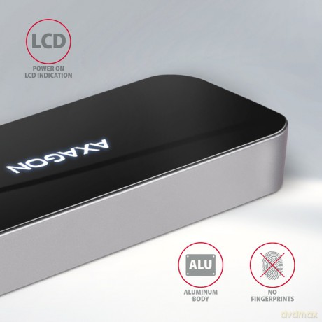 HMC-6H4A Wieloportowy hub 4x USB-A + HDMI, USB-C 3.2 Gen 1, PD 100W, 20cm USB-C kabel [KABEL]