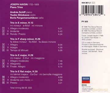 Schiff,Shiokawa,Pergamenschikow: Haydn:Trios [CD]