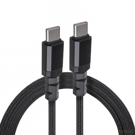 Kabel 2x USB-C 100W 2m wspierający PD przesył danych do 10Gbps MCE492 Czarny [KABEL]