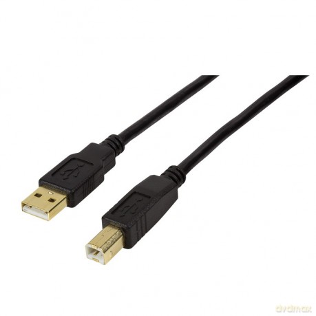Kabel aktywny USB 2.0 AM/BM 10m czarny [KABEL]