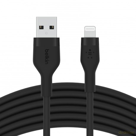 Kabel BoostCharge USB-A do Lightning silikonowy 3m, czarny [KABEL]