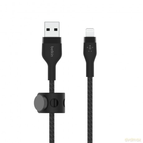 Kabel BoostCharge USB-A do Lightning silikonowy 3m, czarny [KABEL]