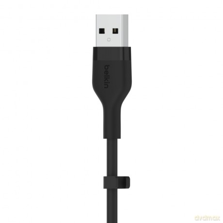 Kabel BoostCharge USB-A do USB-C silikonowy 2m, czarny [KABEL]
