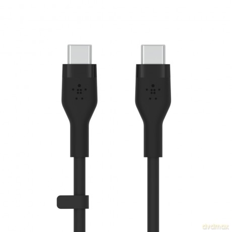 Kabel BoostCharge USB-C do USB-C 2.0 silikonowy 1m, czarny [KABEL]