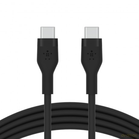 Kabel BoostCharge USB-C do USB-C 2.0 silikonowy 1m, czarny [KABEL]