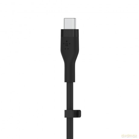 Kabel BoostCharge USB-C do USB-C 2.0 silikonowy 1m, czarny [KABEL]