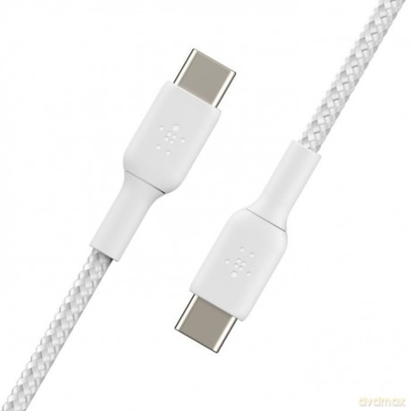 Kabel Braided USB-C USB-C 1m biały [KABEL]