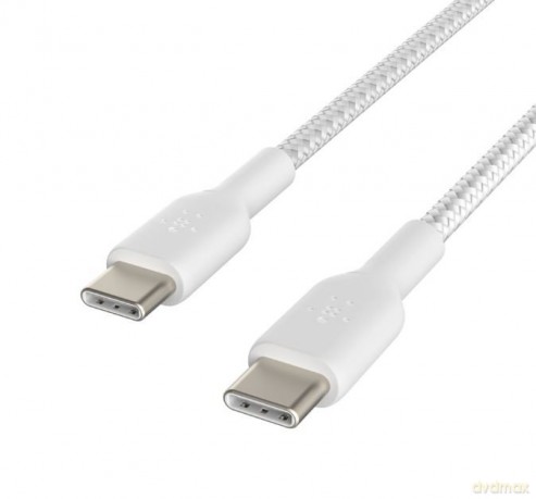 Kabel Braided USB-C USB-C 1m biały [KABEL]