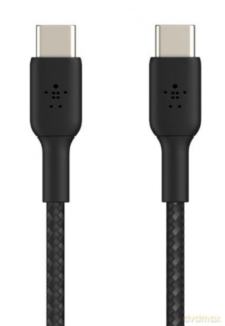 Kabel Braided USB-C USB-C 1m czarny [KABEL]