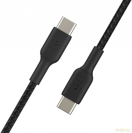 Kabel Braided USB-C USB-C 1m czarny [KABEL]