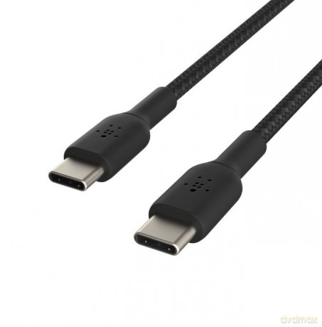 Kabel Braided USB-C USB-C 1m czarny [KABEL]