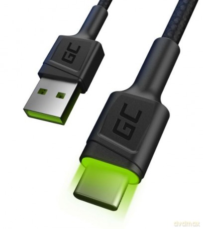 Kabel GC Ray USB - USB-C 120 cm, podświetlenie LED [KABEL]