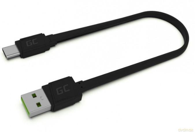Kabel GCmatte USB - USB-C 25 cm, płaski [KABEL]