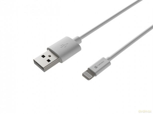 Kabel Lightning (M)->USB-A(M) 1m MFI Prati Biały [KABEL]