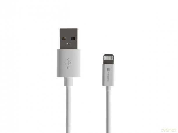Kabel Lightning (M)->USB-A(M) 2m MFI Prati Biały [KABEL]
