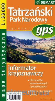 Map. Turs. Tatrzański Park Narodowy [KSIĄŻKA]