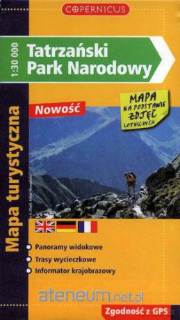 Mapa Turystyczna - Tatrzański Park Narod. [KSIĄŻKA]