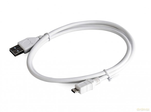 Kabel micro USB 2.0 1.8m biały [KABEL]