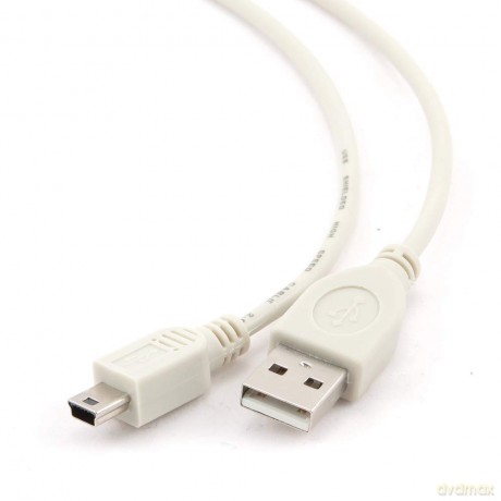 Kabel miniUSB 2.0 CANON 5pin 1.8m szary [KABEL]