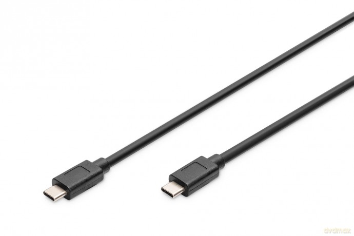 Kabel polaczeniowy USB 3.1 Gen.2 SuperSpeed+ 10Gbps Typ USB C/USB C M/M, Power Delivery 1m Czarny [KABEL]