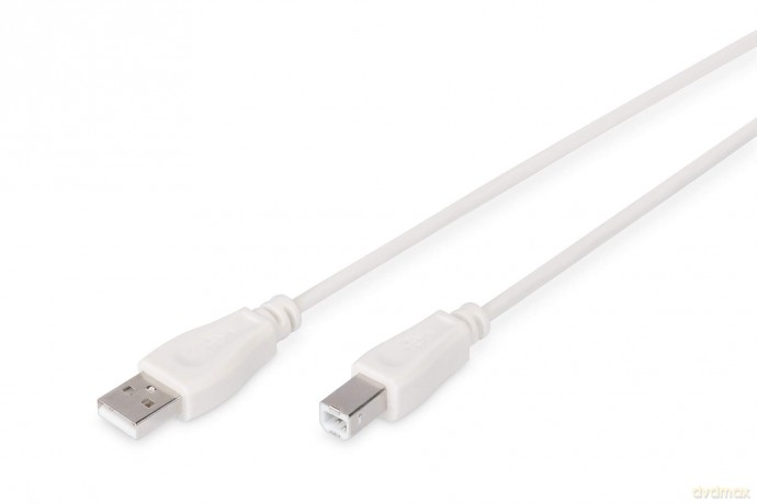 Kabel połączeniowy USB 2.0 HighSpeed Typ USB A/USB B M/M 5m Szary [KABEL]