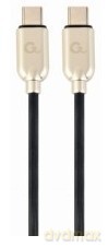 Kabel PowerDelivery USB C M/M 60W 1m czarny [KABEL]