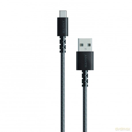 Kabel PowerLine Select+ USB-A - USB-C 3ft czarny [KABEL]