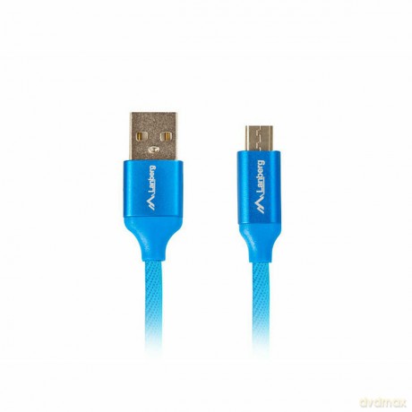 Kabel Premium USB micro BM - AM 2.0 1.8m niebieski QC 3.0 [KABEL]