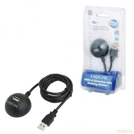 Kabel przedłużacz USB 2.0 ze stacją dokujacą [KABEL]