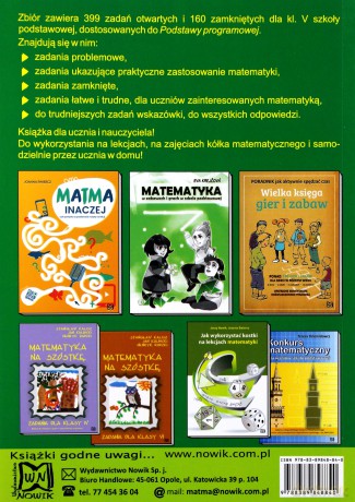 Matematyka - Na Szóstkę SP 5 w.2009 WZ [KSIĄŻKA]