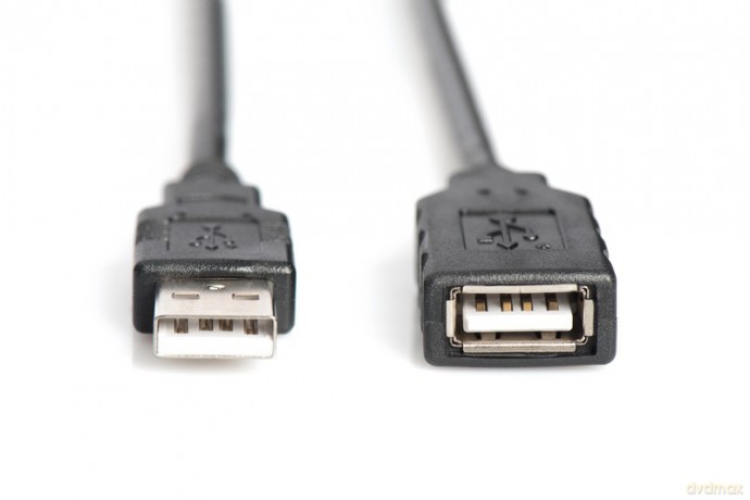 Kabel przedłużający USB 2.0 HighSpeed Typ USB A/USB A M/Ż aktywny, czarny 10m [KABEL]