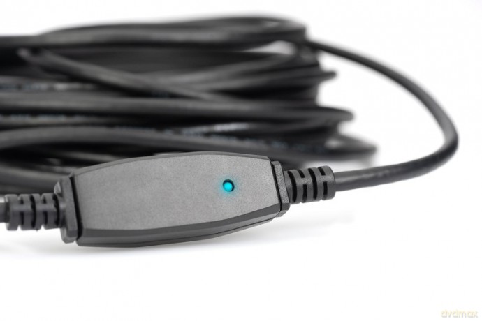 Kabel przedłużający USB 3.0 SuperSpeed Typ USB A/USB A M/Ż aktywny 15m Czarny [KABEL]