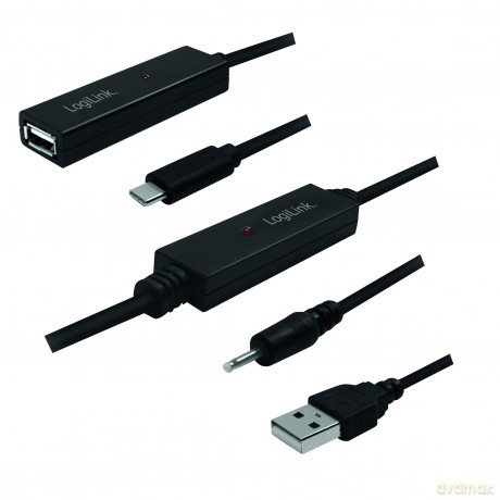 Kabel repeater aktywny USB-C 2.0 dł. 30m [KABEL]