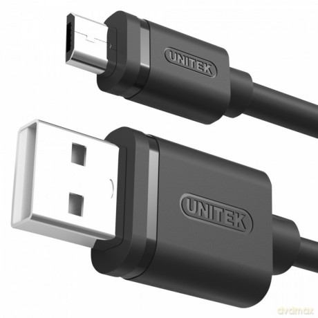Kabel USB - microUSB 2.0, 2M, M/M; Y-C455GBK [KABEL]