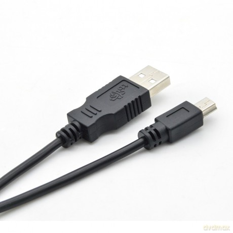 Kabel USB - Mini USB 1.8m. czarny [KABEL]