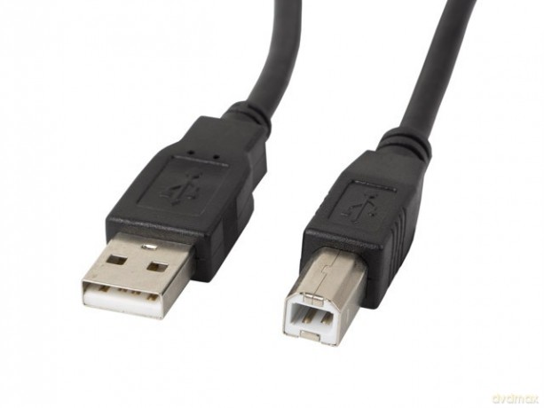 Kabel USB 2.0 AM-BM 1.8M Ferryt czarny [KABEL]