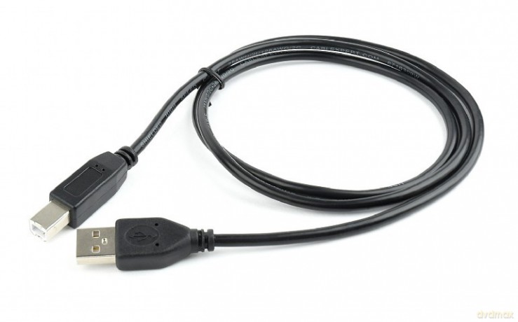 Kabel USB 2.0 AM-BM 1m/czarny [KABEL]