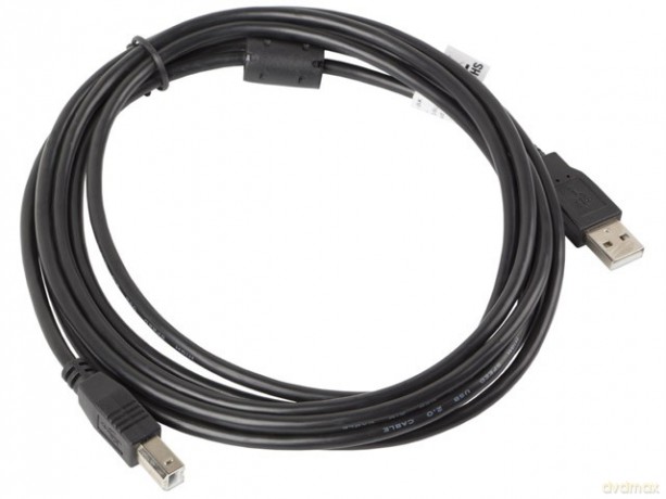 Kabel USB 2.0 AM-BM 3M Ferryt czarny [KABEL]