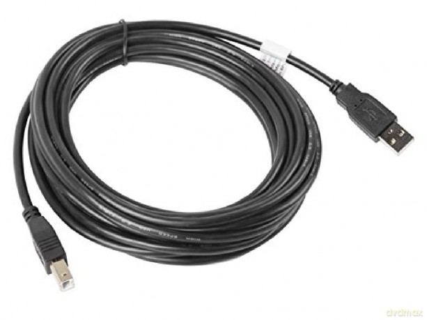 Kabel USB 2.0 AM-BM 5M czarny [KABEL]