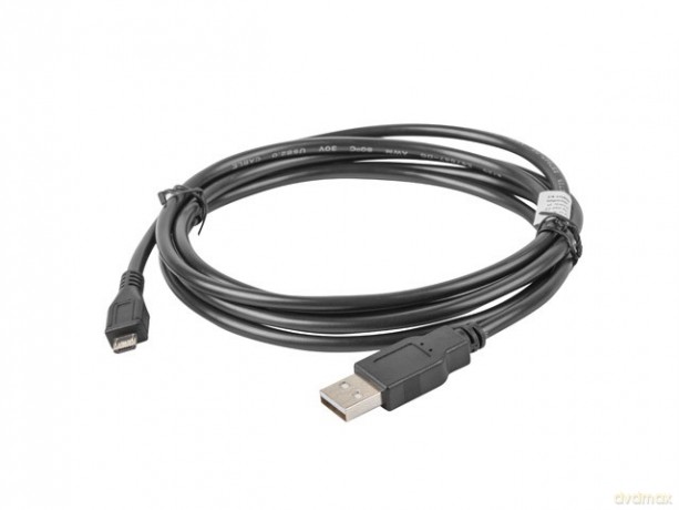 Kabel USB 2.0 micro AM-MBM5P 1.8M czarny [KABEL]