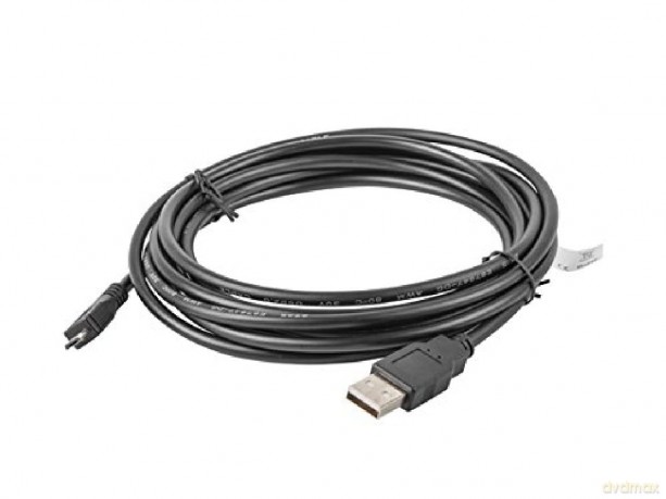 Kabel USB 2.0 micro AM-MBM5P 3M czarny [KABEL]