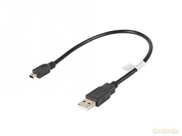Kabel USB 2.0 mini AM-BM5P 0.3M czarny (CANON) [KABEL]