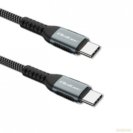 Kabel USB 2.0 typ C | USB 2.0 typ C 100W | QC 3.0 | PD | 1m | Czarny [KABEL]
