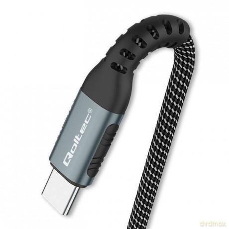 Kabel USB 2.0 typ C | USB 2.0 typ C 100W | QC 3.0| PD | 1.5m | Czarny [KABEL]
