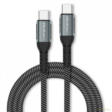 Kabel USB 2.0 typ C | USB 2.0 typ C 100W | QC 3.0| PD | 1.5m | Czarny [KABEL]