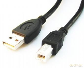 Kabel USB 2.0 typu AB AM-BM 1.8m czarny [KABEL]