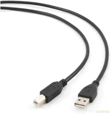 Kabel USB 2.0 typu AB AM-BM 1.8m czarny [KABEL]