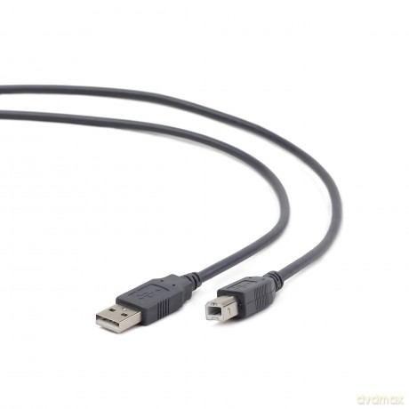 Kabel USB 2.0 typu AB AM-BM 1.8m szary [KABEL]